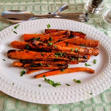 Honey Glazed Air Fried Carrots