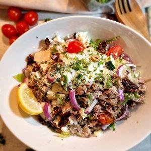 A Mediterranean Delight: Greek Lamb Salad